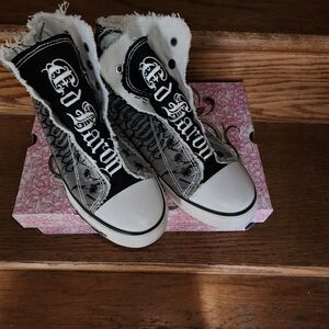 Ed Hardy Womens Sneakers Size 9